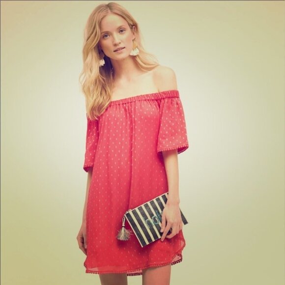 TRYB Andorra Anthropologie Strapless Mini Dress Medium - Picture 3 of 5